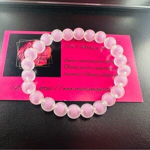 Pink Beaded Bracelet